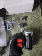 Stebel Nautilus Compact Truck Air Horn Black