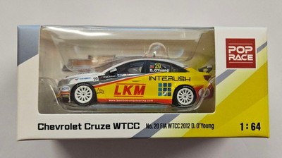 Pop Race 1/64 Chervolet Cruze No.20 FIA WTCC 2012 O'YOUNG PR64-CRUZE-12MWTCC20