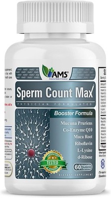 America Medic & Science Sperm Count Max - Male Fertility Supplement - 60 capsule