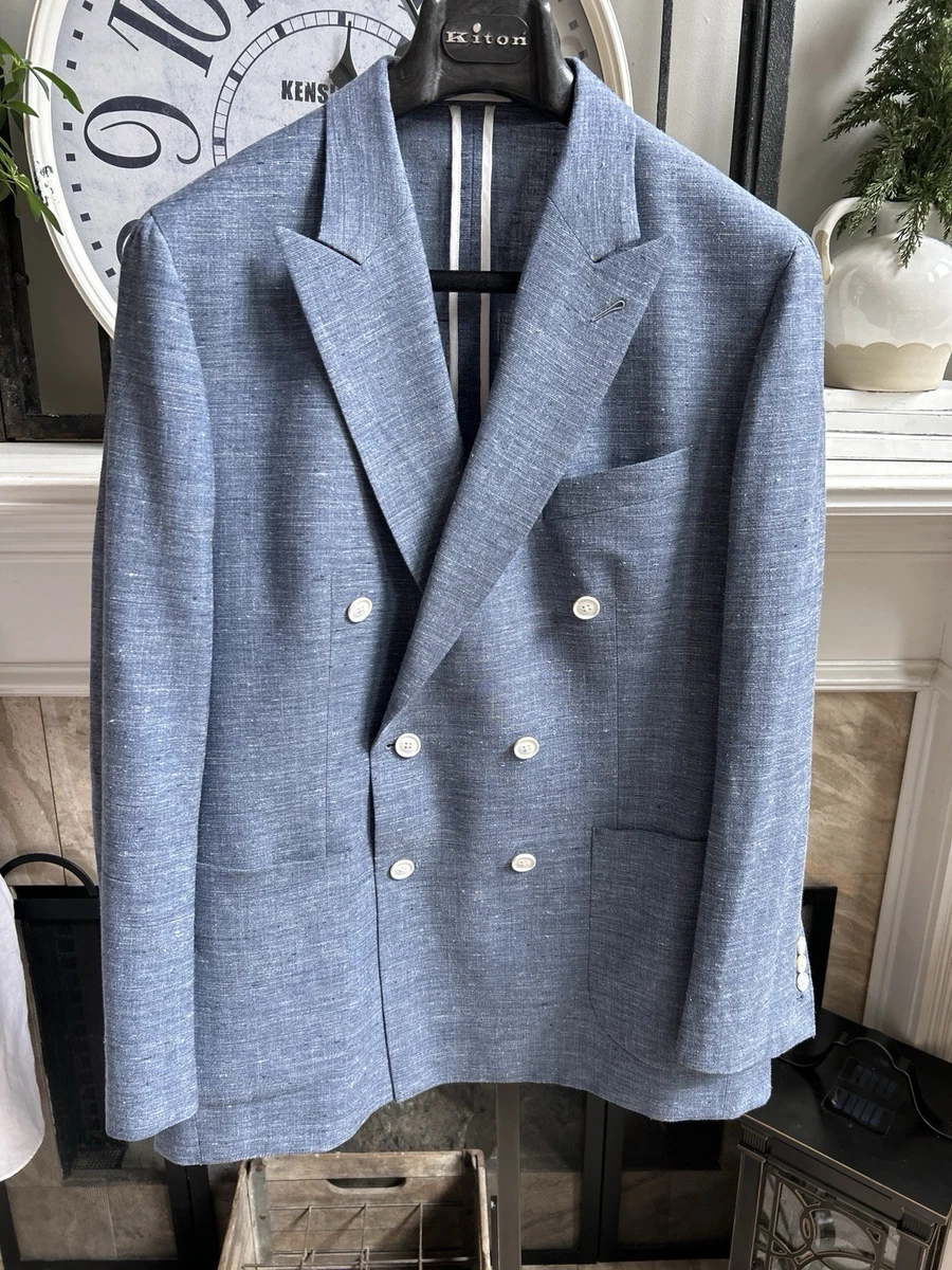 Linen Double Breasted Suit Jackets for Men for sale | eBay