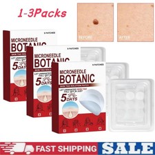 3 Pack Microneedle Botanic Skin Tag Remover Patches Acne Treatment Face Patch