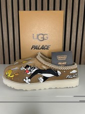 Palace x UGG Looney Tunes Chestnut Tasman Slippers – UK Size 8 (Brand New)