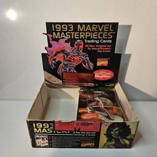 (1) Sealed Pack 1993 SkyBox Marvel Masterpieces From Sealed-Box 338402/350000
