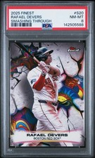 2025 TOPPS FINEST SMASHING THROUGH #S20 RAFAEL DEVERS PSA 8