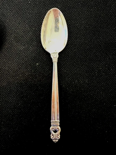 2 Royal Danish International Sterling Silver 6" Teaspoons NO MONO