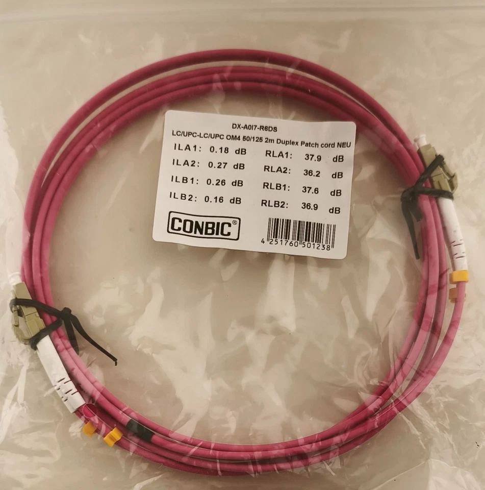 Jarretiere Fibre optique 2m multimode LC-LC - Photo 4/4