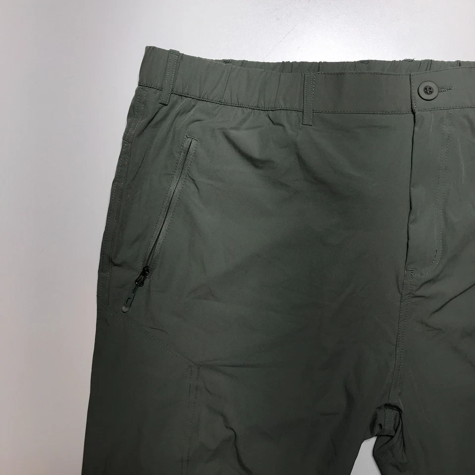 Natuvenix Mens Tactical Hiking Pants UPF50 Quick Drying Cargo Green 4XL 40Wx30L - Image 3 of 4