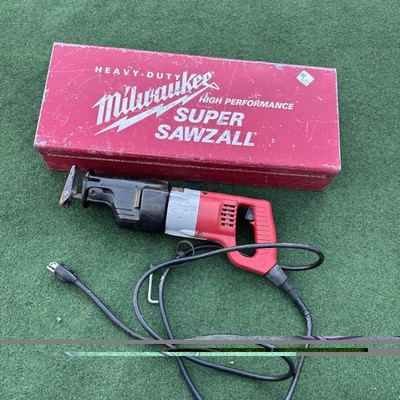 Milwaukee 6527 Hi-Performance Super Sawzall Recipro Saw ~ Heavy-Duty W Blades