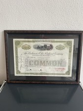 Baltimore and Ohio Railroad Company  Historische Aktie (1946) gerahmt