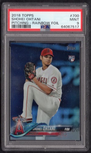 2018 Topps Rainbow Foil #700 Shohei Ohtani RC Rookie Card PSA 9