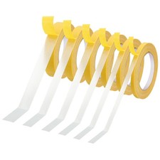 Mesh-Klebeband f&uuml;r Teppich, 6 Rollen 10m x 0,4-1", Gelb