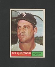1961 Topps Ted Kluszewski #65 ~~ Angels ~ Big KLU!