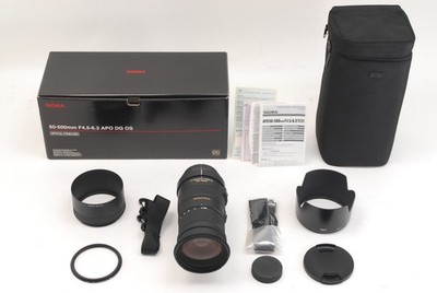 [Fast unbenutzt mit Box] SIGMA APO 50-500mm f4.5-6.3 DG OS HSM für Pentax JAP...