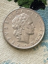 ITALIANA REPVBBLIC L.50 1977R Italy l.50 Lire Coin