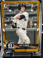 2018 Bowman Draft Gold /50 Kody Clemens #BD-121 
