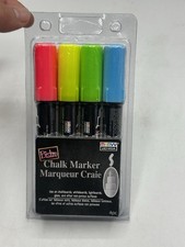 Marvy Uchida BISTRO CHALK MARKER BROAD TIP SET 4A