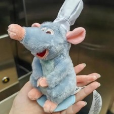 15cm Disney Ratatouille Chef Remy Magnetic Shoulder Plush Toy   Cute Kids Gift 