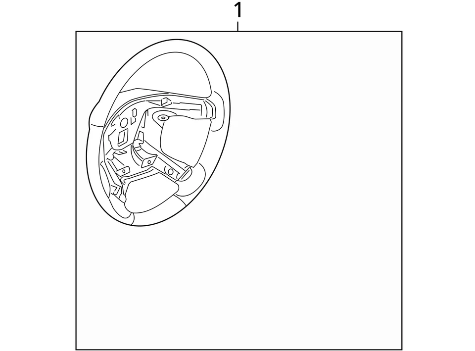 SE ADAPTA A 09-12 BUICK ENCLAVE VOLANTE ASM 20760258 - NUEVO OEM Foto 4 de 4