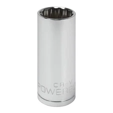 Powerbuilt 3/8 in. Drive x 3/4 in. 12 Point SAE Deep Socket - 940050