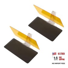 2PCS Car Sun Visor Extender, 2 in 1 HD Day and Night Anti-Glare Goggles for
