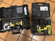 TROTEC  B&uuml;ndel Kreiss&auml;ge 20V und Schlagbohrschrauber Koffer+Ladeger&auml;t 1 Akku
