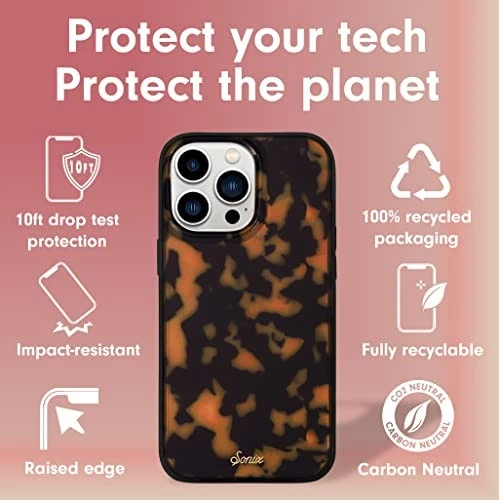 Phone Case for iPhone 13 Pro | 10ft Drop Tested | Classic Tortoiseshell Case - Picture 6 of 7