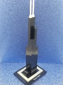 Vintage Lego Sears Willis Tower Architecture Landmark Series Set #21000 Complete