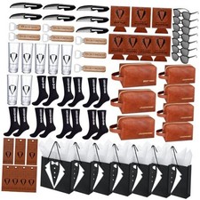 Pcs Groomsmen Gifts Groomsmen Proposal Box with Shot Glasses Socks 70 Brown