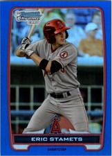 2012 Bowman Chrome Draft Draft Picks Blue Refractors #BDPP127 Eric Stamets/250