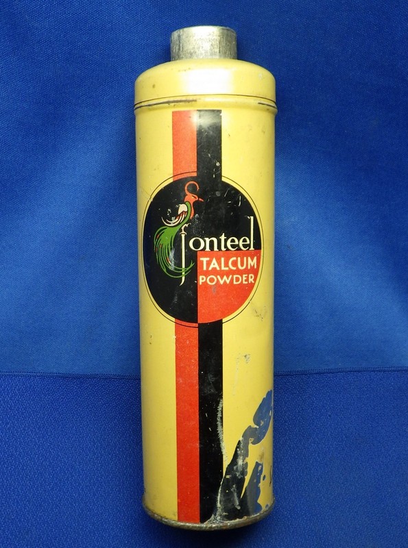 Fonteel Langlois Inc Talcum Powder Boston MA Tin 