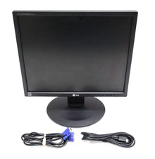 Lg Flatron E1910t-bnw 19 Lcd Monitor 1280 X 1024 Vga Dvi W Stand Cable