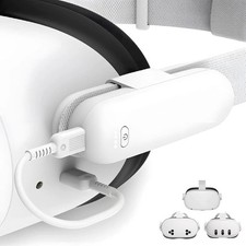 Battery Pack for Meta/Oculus Quest 2/Quest 3/Quest 3S, 5000mAh Portable Battery