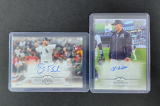 2025 Topps Stadium Club Sean Burke Will Warren RC Auto LOT2