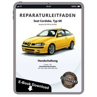 Seat Cordoba 6K 1999-2002 5 Gang Schaltgetriebe 02J Reparaturhandbuch Download