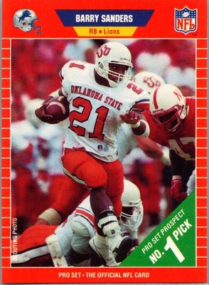 1989 Pro Set #494 Barry Sanders
