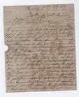 CONFEDERATE CIVIL WAR LETTER - 56th NC Vols - Expects Yankee Attacks Goldsboro !