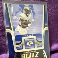 Panini 2021 Playbook Cam Akers Blitz BTZ-CAK Los Angeles Rams Football Card