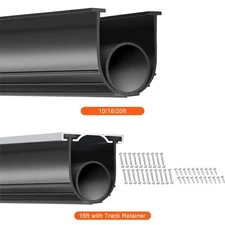Garage Door Seals Bottom Rubber Weather Stripping 10/16ft 5/16 inch T-end