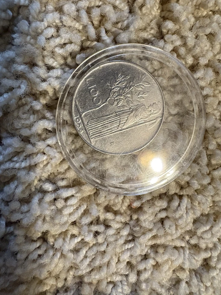 1956 Vintage L 100 Italian Coin L.100 Lira Lire Republica Italiana - Image 2 of 2