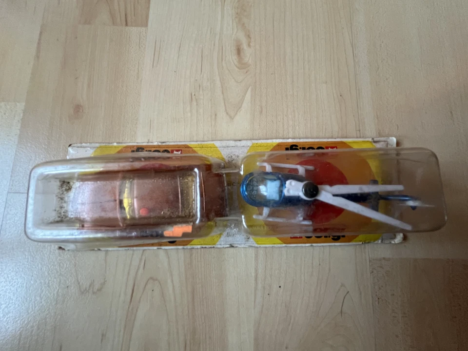 Modellautos Corgi Junior Kojak in OVP von 1979, Buick und Helikopter, Made UK - Bild 2 von 4