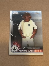 2023 Topps Chrome Star Wars Base 47 Admiral Ackbar