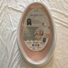 Angelcare Baby Bath Support Pink White for 0-6 Months