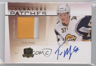2009 Upper Deck The Cup Signature 8/75 Tyler Myers RPA Rookie Patch Auto RC ch6