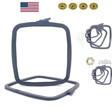 Square Embroidery Hoop No.4 - Adjustable Plastic Craft Frame in Anthracite