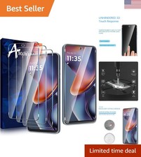 3 Pack Tempered Glass Screen Protector for Moto G 2025 - 9H Hardness Clarity