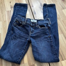 Abercrombie Kids Jeans Boys Size 16 Slim Dark Wash Stretch Denim Pants