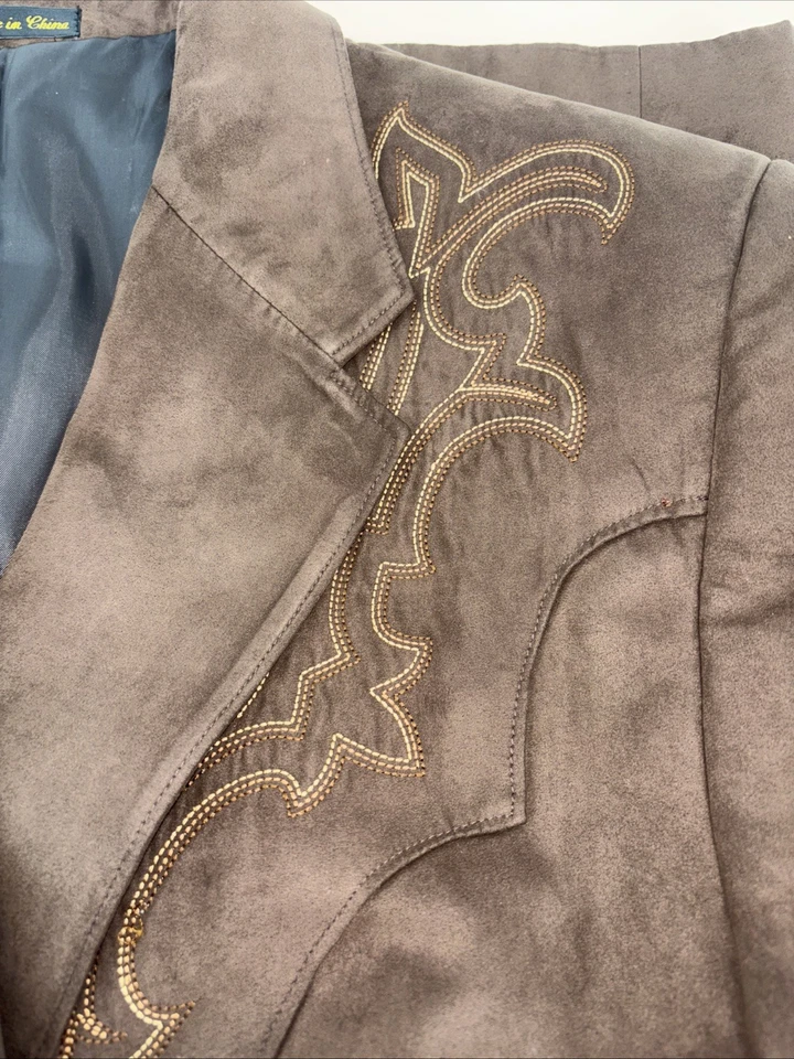 Abrigo deportivo Circle S Western para hombre Galveston bota puntada yugo CC6525A Foto 2 de 4