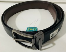 Reversible Men s Original/ Soft Leather Belt 44 Double Sided . Black Dark Brown