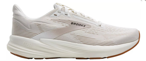 Brooks Revel 8 Women's White Gray Cushioned Running Shoes DNA LOFT