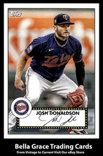 2021 Topps Series 1 Josh Donaldson #T52-5 Minnesota Twins 1952 Topps Redux MLB 